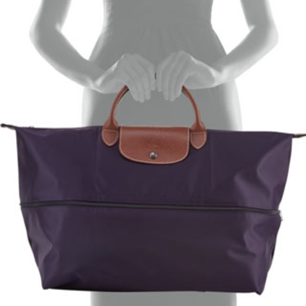 Longchamp Le Pilage expandable travel duffle